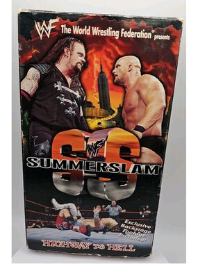 WWF SummerSlam: Highway to Hell (VHS Tape, 1998) Steve Austin Undertaker WWE PPV